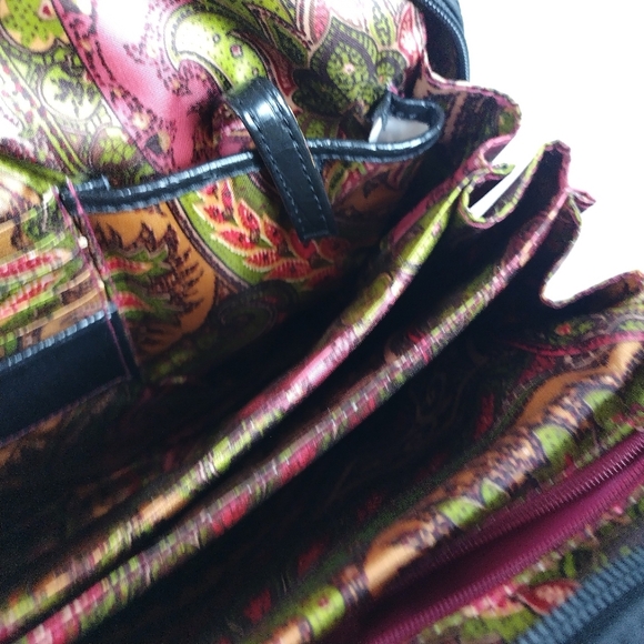 Buxton Briefcase Genuine Leather Laptop Bag Portfolio Business Professional Tote - Picture 11 of 16